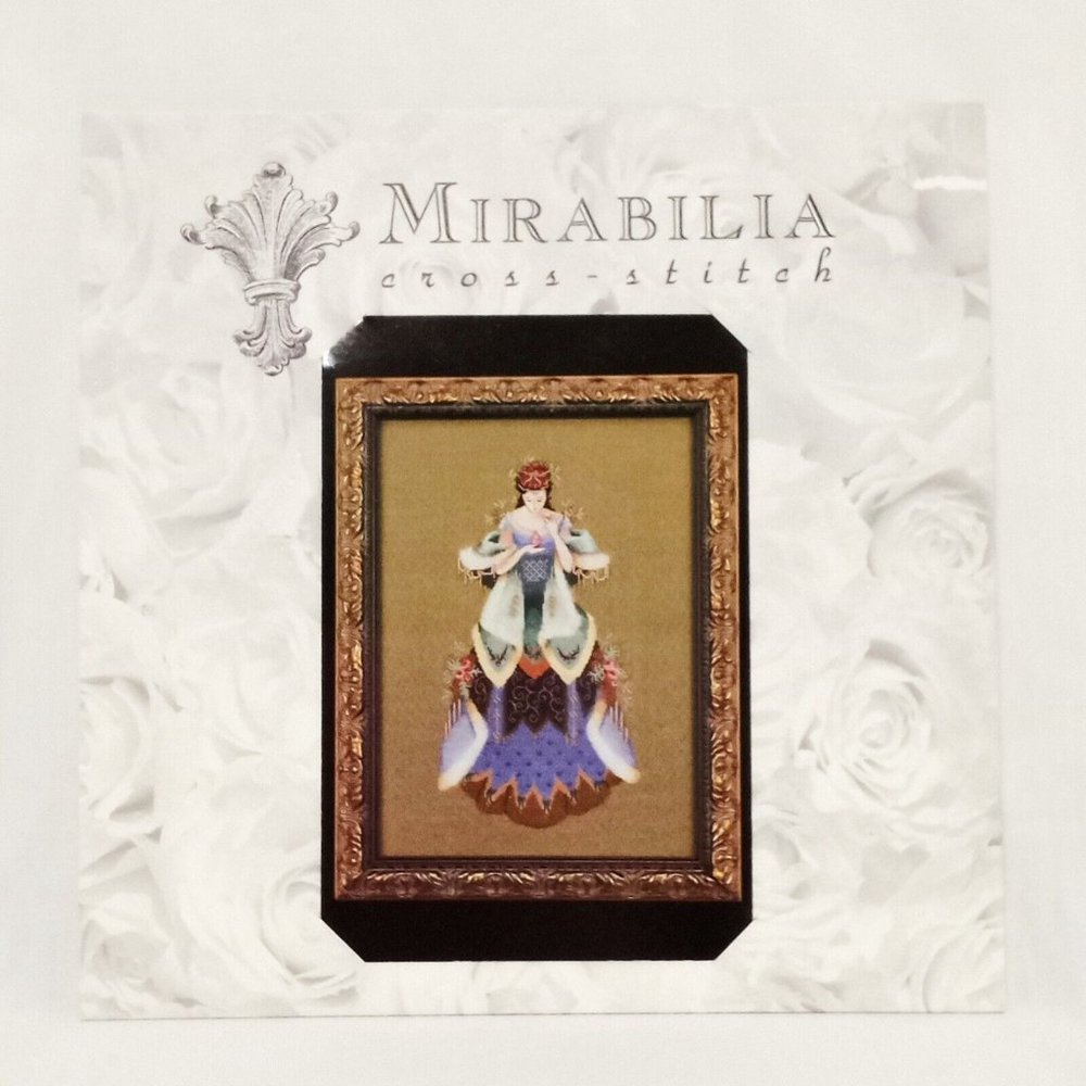 Mirabilia Cross Stitch Pattern The Scent of Old Roses 2000 Lady Beautiful Dress